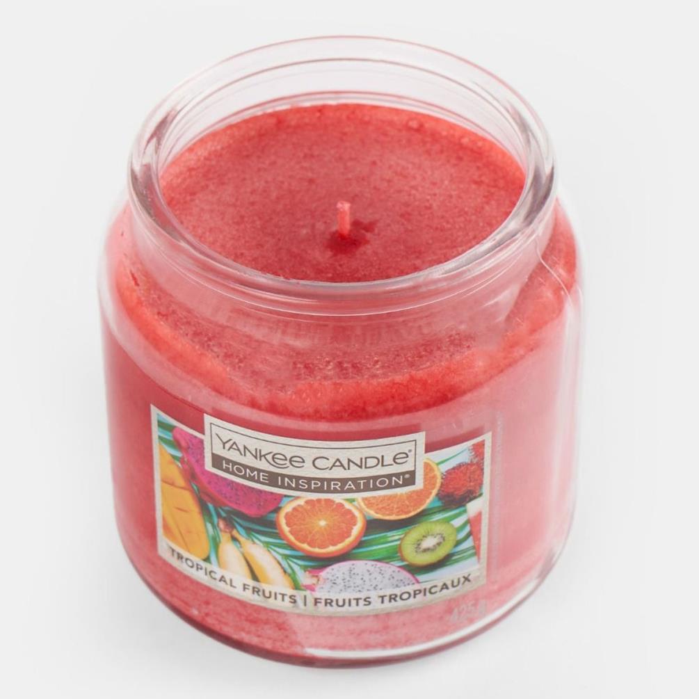 Yankee Candle Home Inspiration Tropical Fruits Medium Jar Candle Extra Image 2